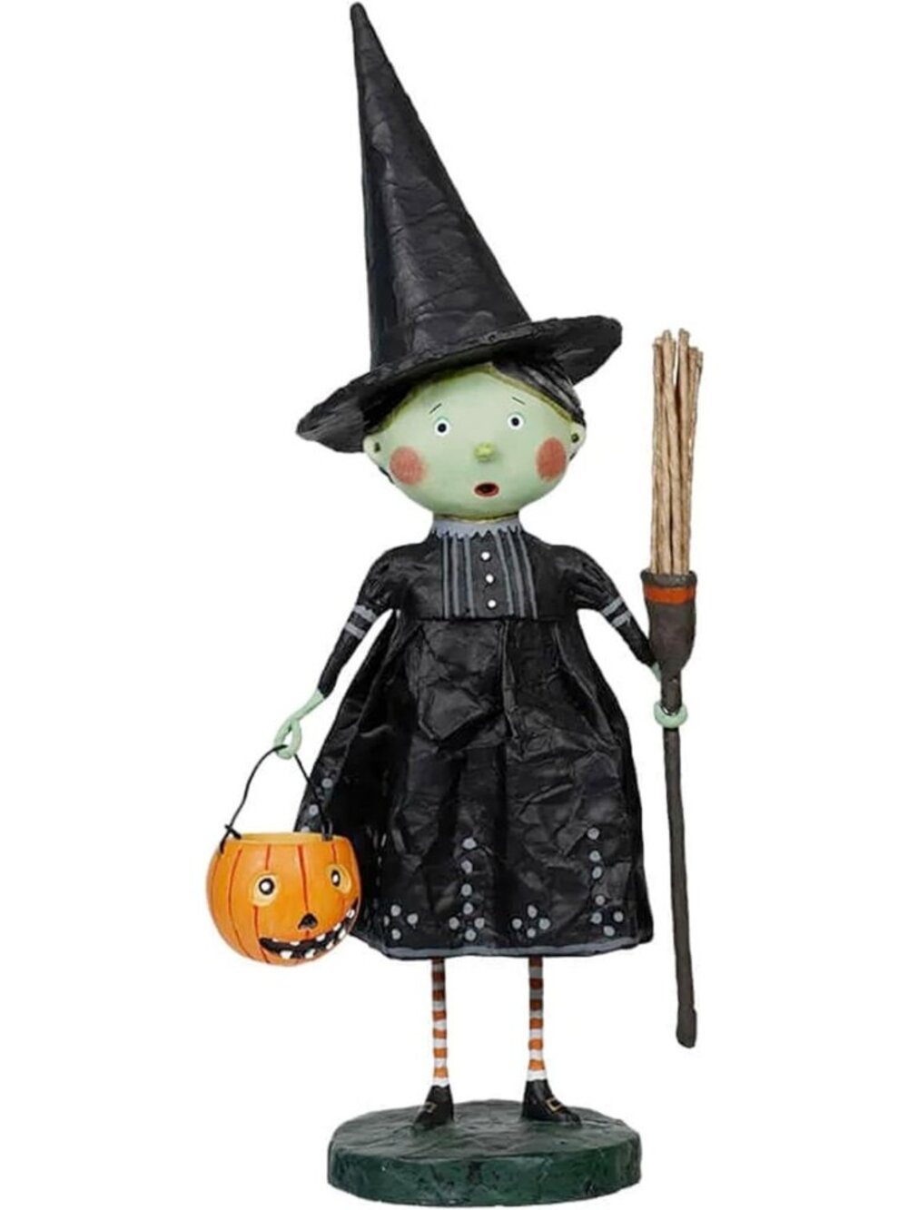 Charming Wicked Witch Figurine | Halloween Decor | Collectible Home Accent